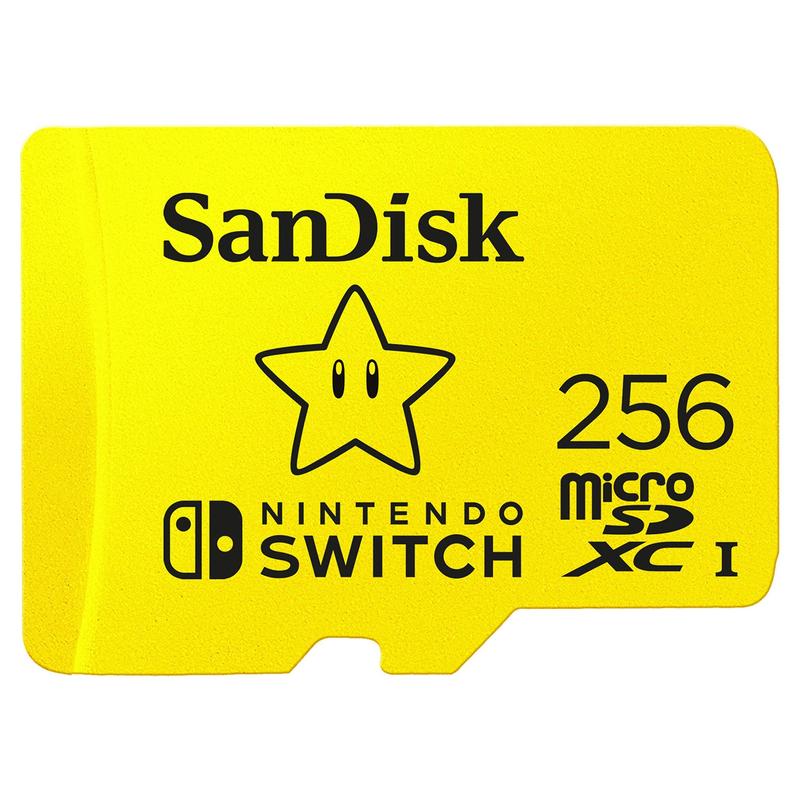 Cartão microSDXC SanDisk 256GB - Licenciado para Nintendo Switch