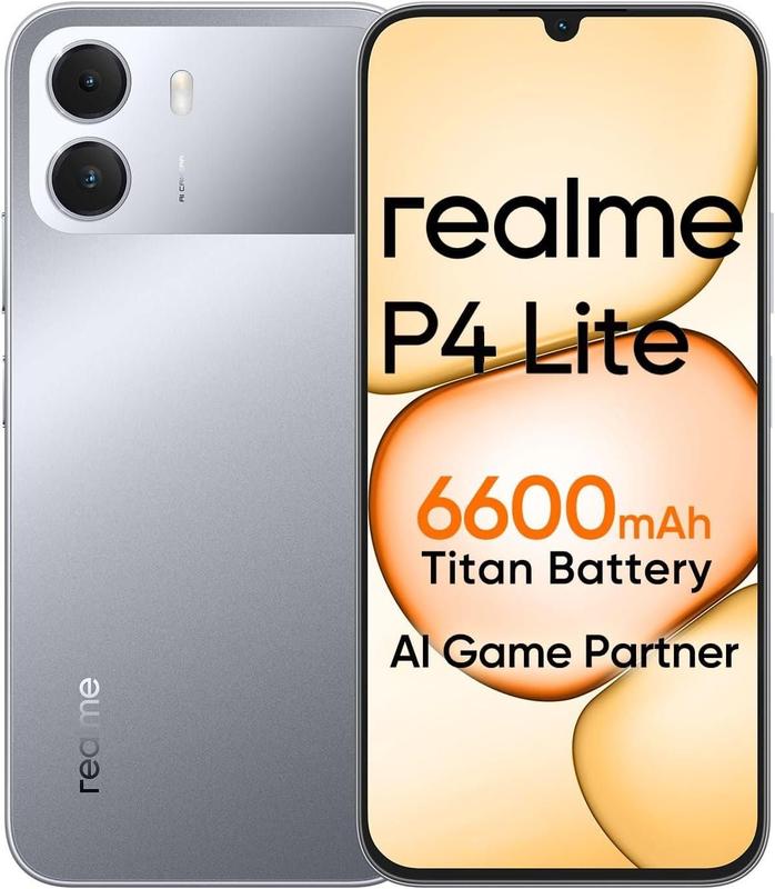 Celular Realme P4 Lite 4G 4GB RAM 256GB Cinza Barato Hoje