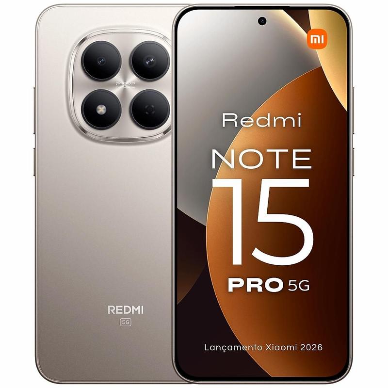 Celular Xiaomi Redmi Note 15 Pro 512GB 12GB RAM Tela AMOLED 120Hz Câmera 200MP NFC Bateria 5000mAh