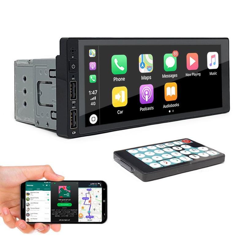 Central Multimídia Corsa Classic 2007 2008 2009 2010 2011 Bluetooth USB 1 Din Touch Espelhamento Android Auto Carplay