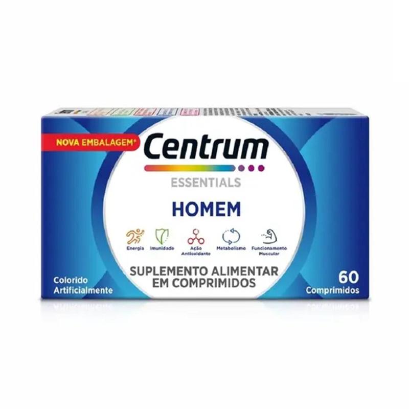 Centrum Essentials Homem Multivitaminico Com 60 Comprimidos