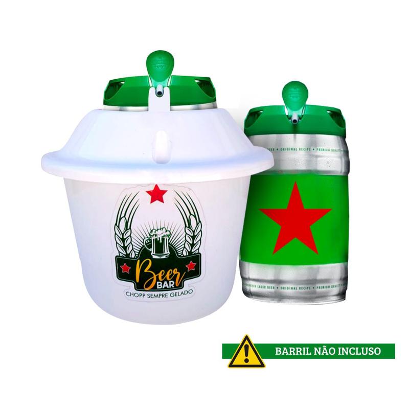 Chopeira Portátil a Gelo P/ Barril 5L