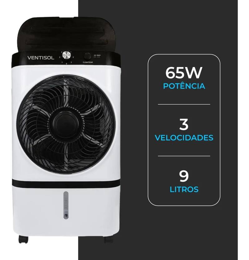 Climatizador de Ar Ventisol Cli 9 65 W 220V Branco