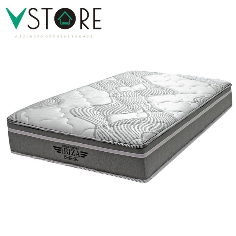 Colchão Casal Ibiza D33 Mola Superlastic 138x188x22cm Vstore