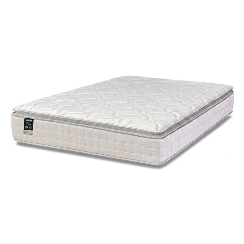 Colchão Casal Queen Molas Ensacadas Gazin Com Pillow Tower New 158x198x35cm Branco