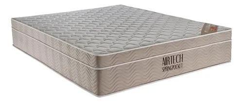 Colchão De Molas Ensacadas Casal - Ortobom - AirTech SpringPocket - 138x188x25cm
