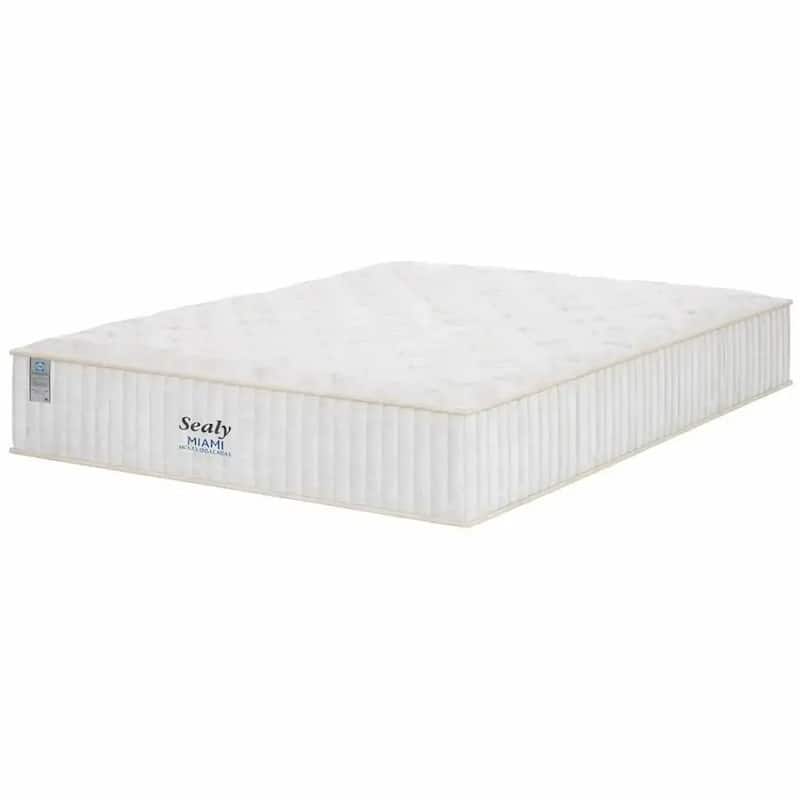 Colchão Miami Casal com Molas Ensacadas 26x188x138cm Sealy Cor Bege