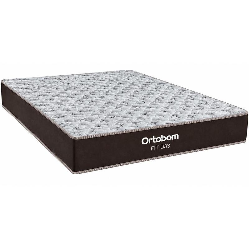 Colchao Queen Fit Espuma D33 158x198x17 - Ortobom