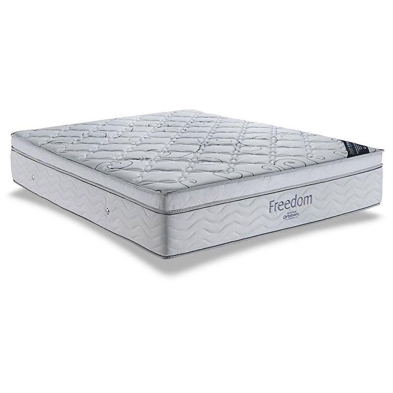 Colchão Queen Molas SuperPocket Ensacadas Visco Freedom OrtoPillow (158x198x32) - Ortobom