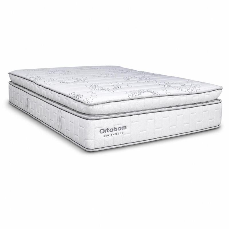 Colchao Queen New Freedom Molas Ensacadas 158x198x32 - Ortobom