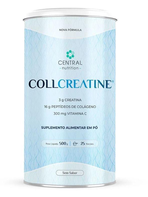 Collcreatine sem sabor - lata 500 gramas