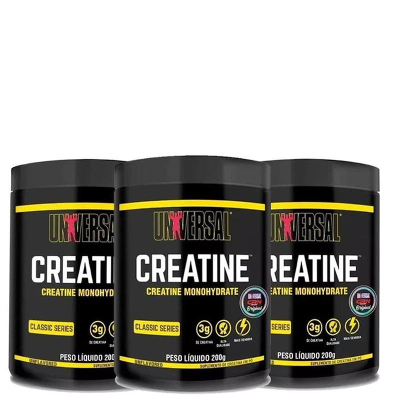 COMBO 3x Creatina Universal 200g
