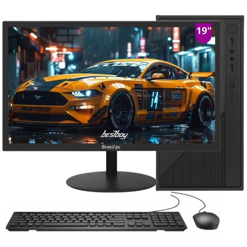 Computador Completo BestBoy Intel Core i5 8GB RAM SSD 240GB Monitor LED 19 HDMI Windows 10