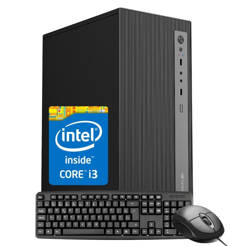 Computador Intel Core i3, 8GB Ram,240GB SSD, Windows 11 e Office, kit Teclado, Mouse, Pc NexStart