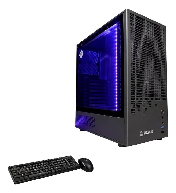 Computador Ryzen 5 5500 Gamer Cpu 16gb Ddr 4 Ssd 240gb Preto