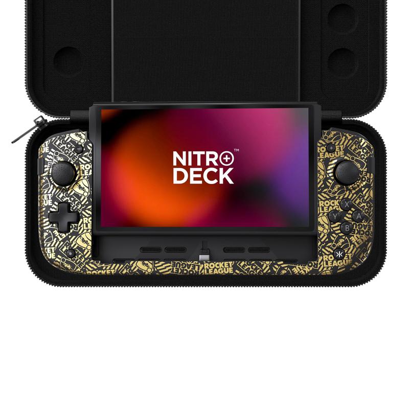 Controlador profissional portátil CRKD Nitro Deck+ para Nintendo Switch