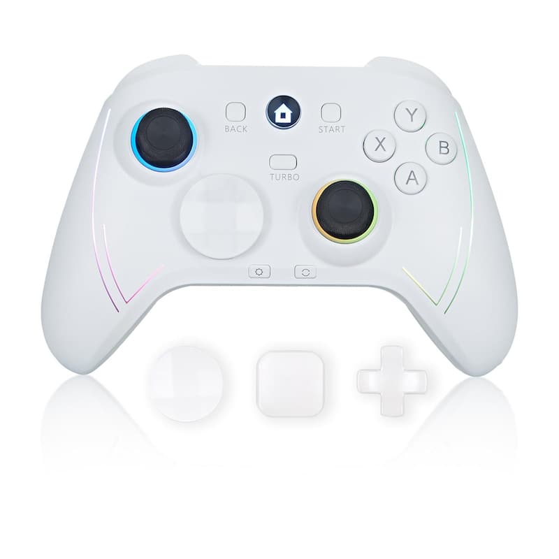 Controle de Jogo ROTOMOON HD151-S Sem Fio com LED de 7 Cores