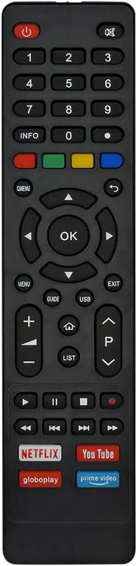 Controle Remoto Universal compatível com TV Philco Smart 4k