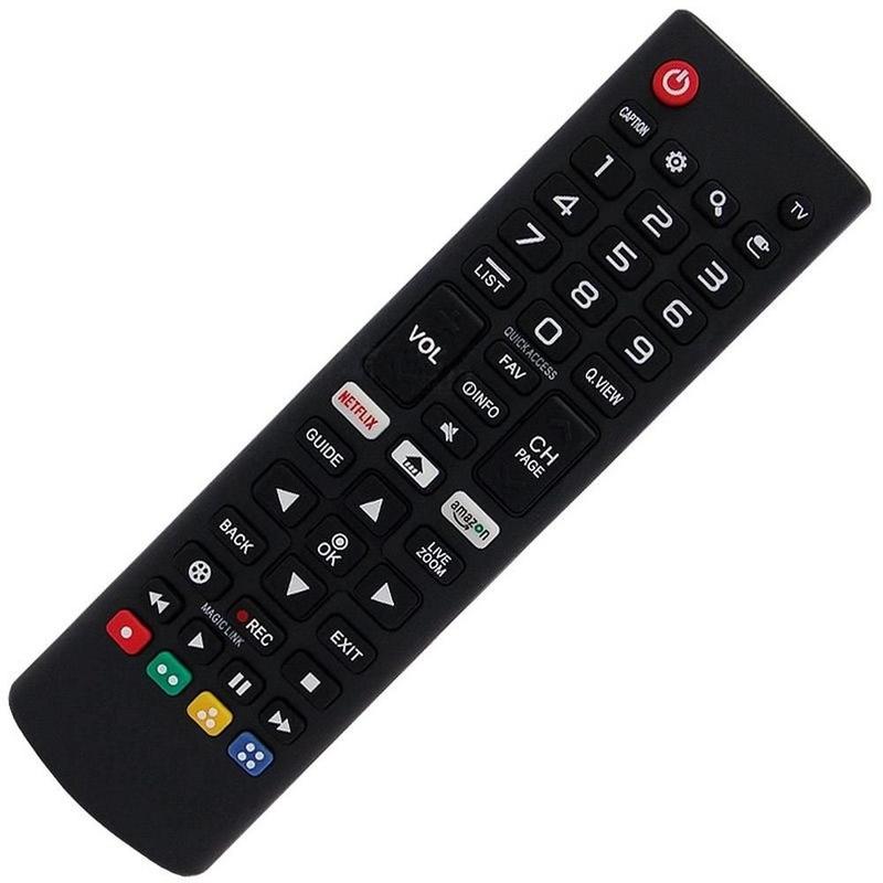 Controle Remoto Tv AKB75095315 Com Tecla Netflix e Amazon