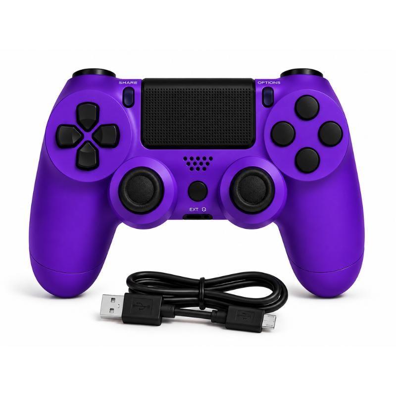 Controle Sem Fio Compatível Com Play4 Ps4 Playstation 4 / slim / pro / pc E Smart Tvs Samsung Cor Branco
