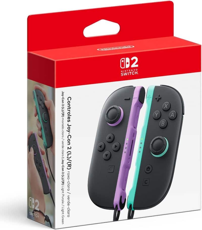 Controle Sem Fio Nintendo Switch Joy-Con (L/R) Com Straps