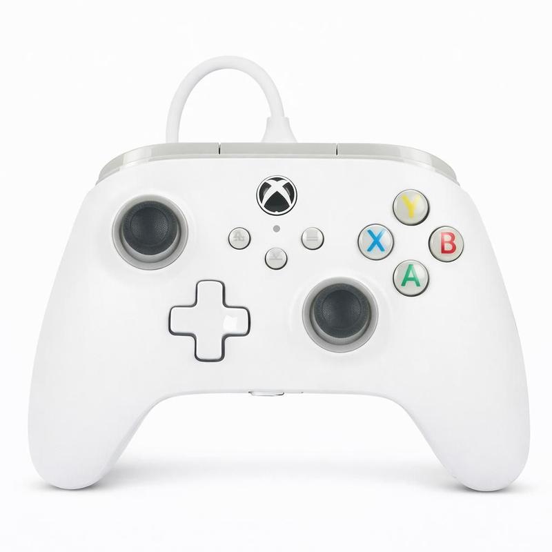 Controle Xbox Com Fio Branco USB 3m PC Series X S One Licenciado Oficial Headset P2