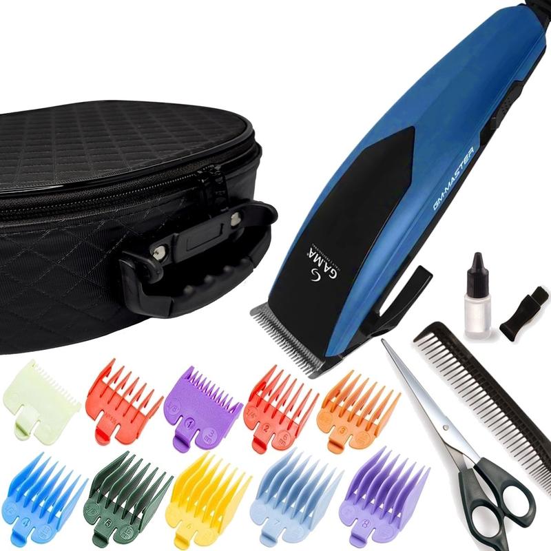 Cortador De Cabelo Gama Italy Profissional Com 10 Pentes Magnetic Maquina Master Maleta