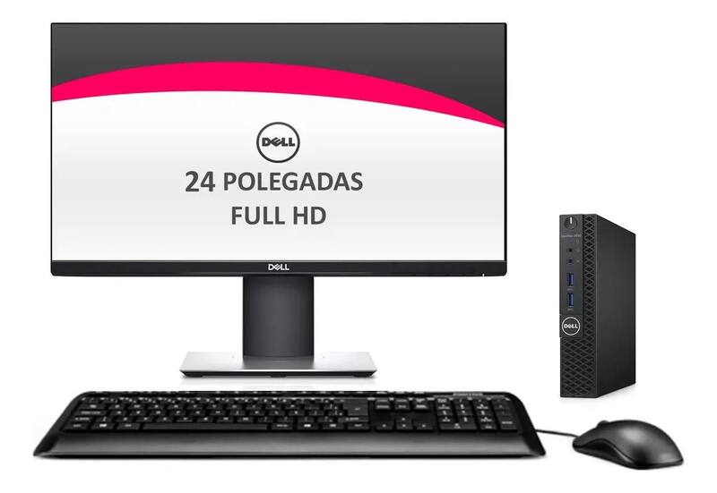 Cpu Dell 3060 Mini Core I5 8ger 16gb 500ssd Monitor 24 Pol