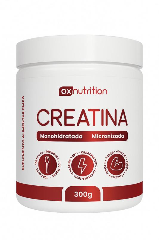 Creatina 300g - 100% pura monohidratada - ox nutrition