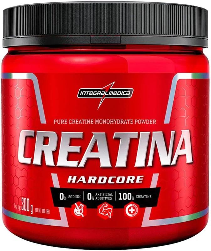 Creatina Hardcore - Monohidratada - 300g - Integral Medica