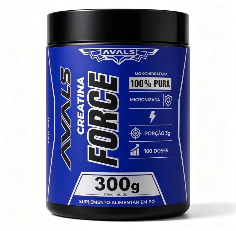 Creatina Avals Force Monohidratada 100% Pura 300g