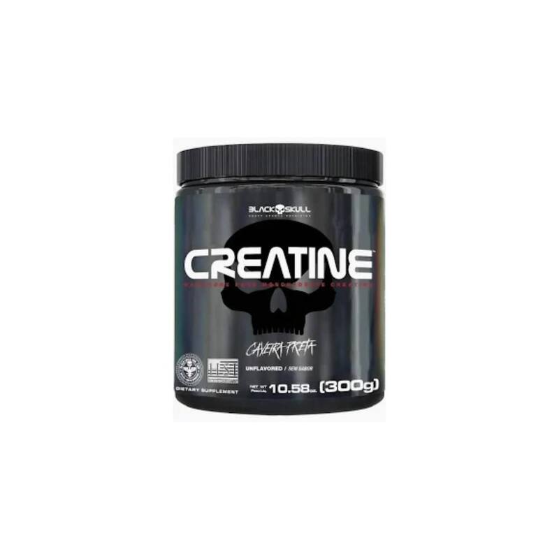 Creatina Black Skull Caveira Preta 300g