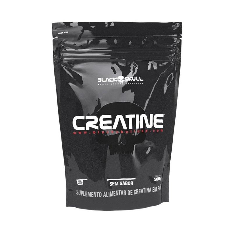 Creatina Black Skull Sem Sabor Refil 500g