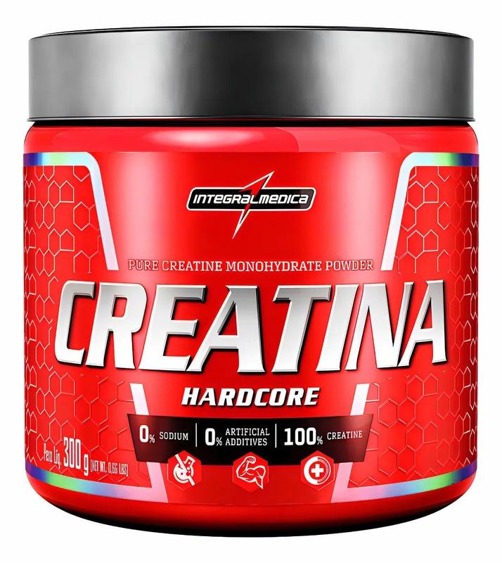 Creatina Hardcore Monohidratada 300g - Integralmedica