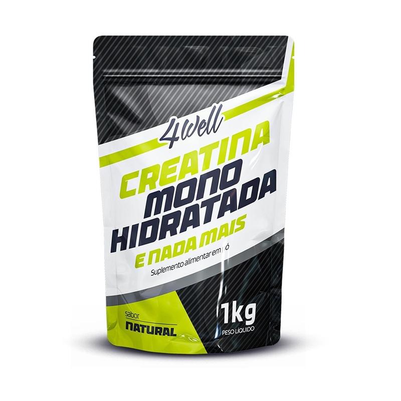 Creatina Monohidratada 4well 1Kg Sabor Natural