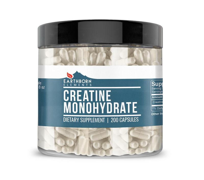 Creatina Monohidratada Earthborn Elements - Suplemento Dietético