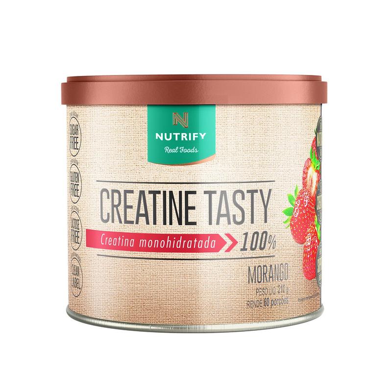 Creatina Monohidratada Nutrify 210g Morango