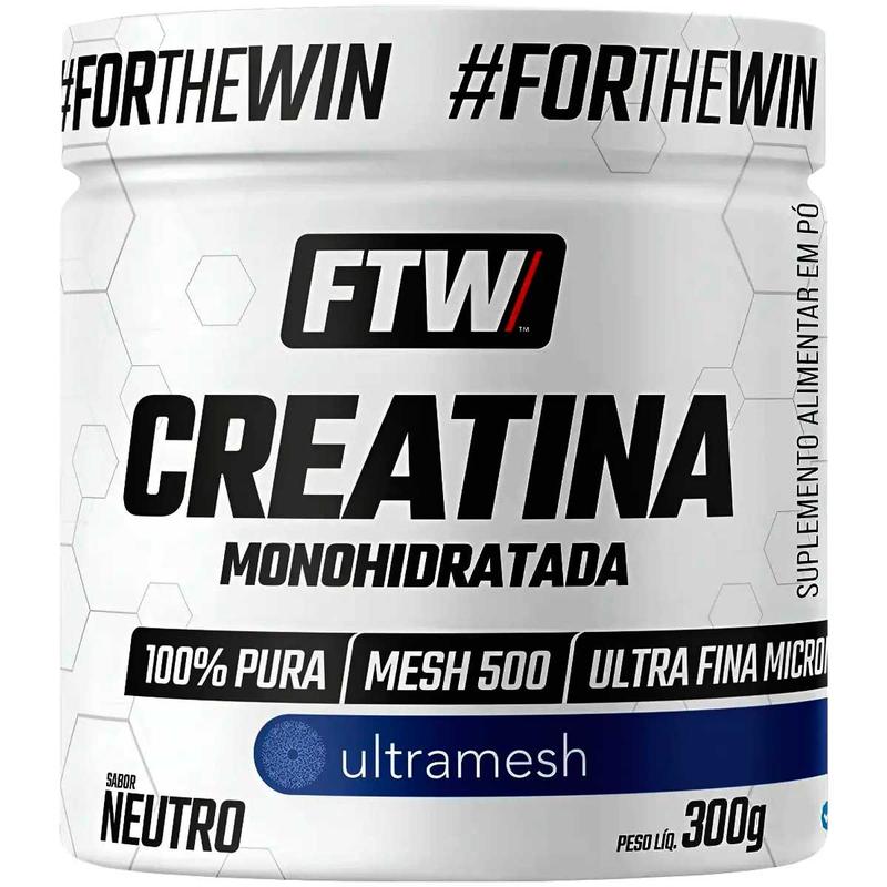 Creatina Monohidratada Pura Ultramesh Pote 300g Ftw