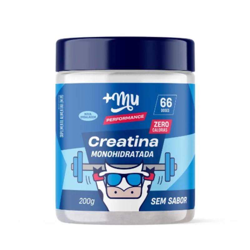 Creatina Monohidratada sem Sabor 200g +MU