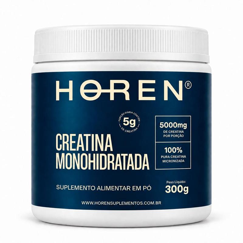 Creatina Pote 300g Pura Horen Suplementos