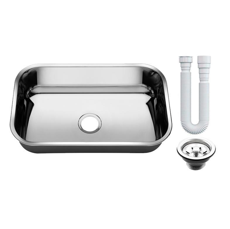 Cuba Pia Numero 1 Cozinha Inox AS 47x30x14 AS