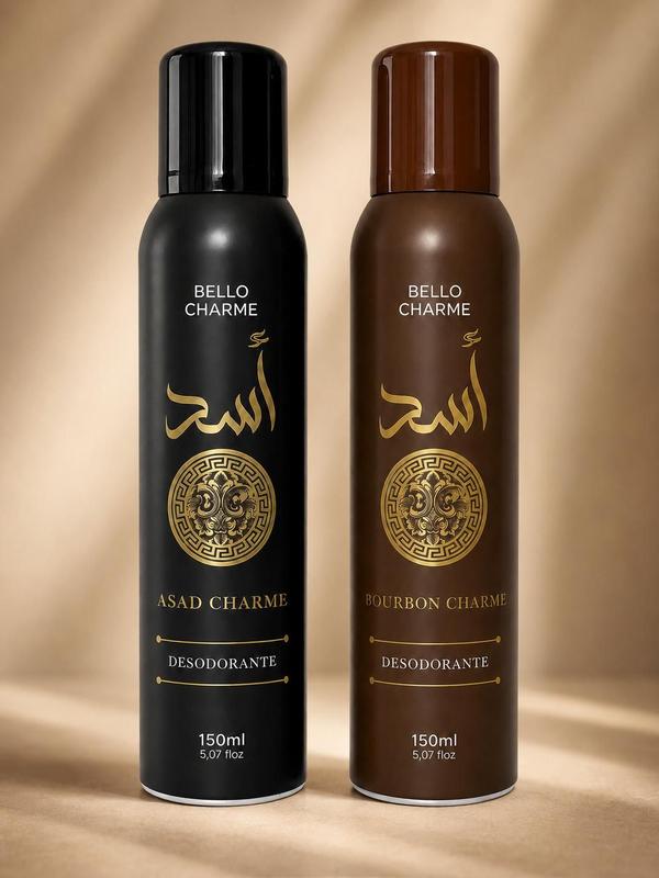 Desodorante Árabe Asad Black e Bourbon Masculino - Bello Charme