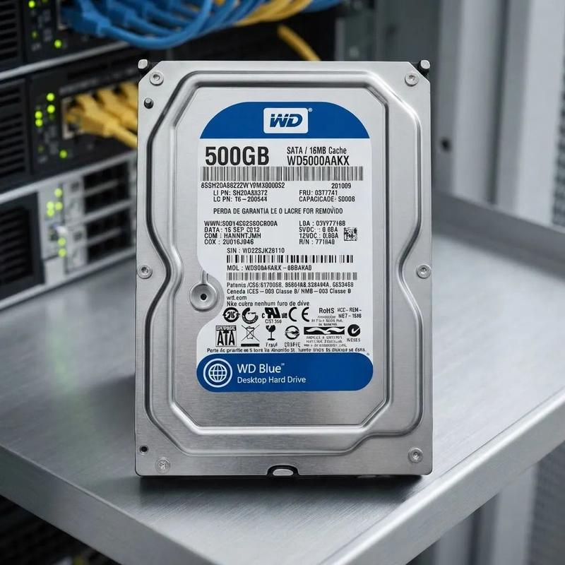 Disco Rigido Interno Hd 500gb Western Digital Sata 3,5 Blue Azul