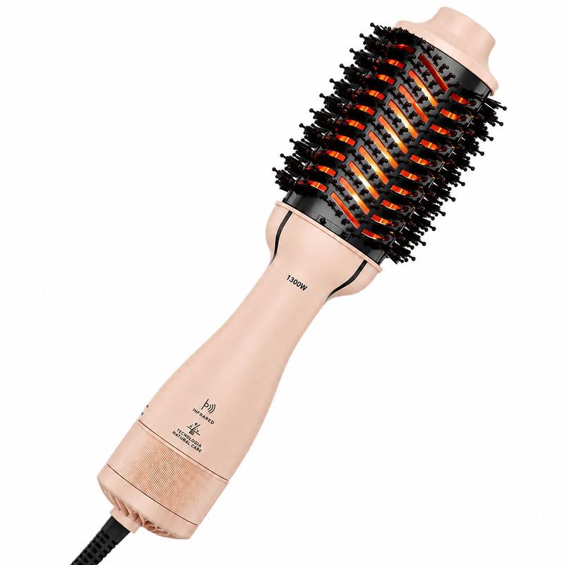 Escova Secadora Britânia Soft BEC07R Cerâmica 1300W - Bivolt - Rosa-claro