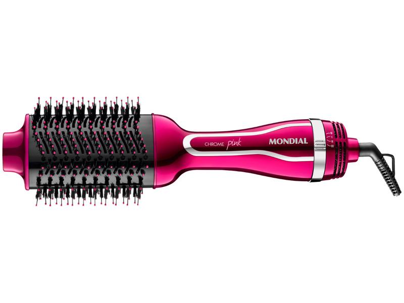 Escova secadora de cabelo mondial luxpink 1200w 127v