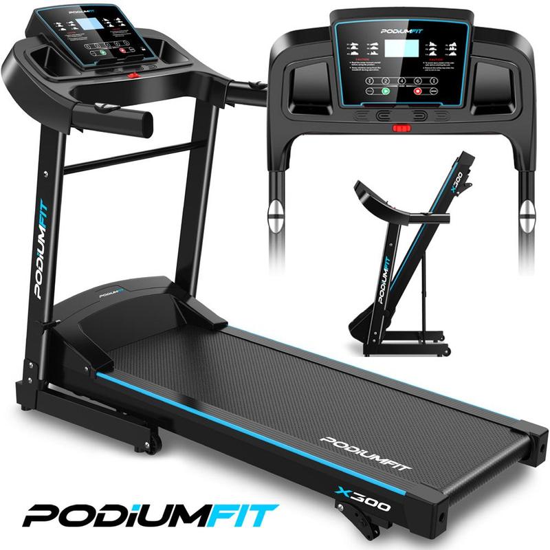 Esteira Eletrica Podiumfit X300 - Silenciosa - Dobrável - 12 km/h - 2.0 HPM