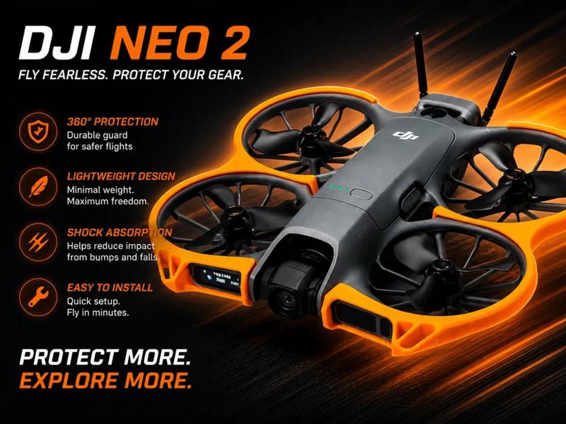 Estrutura de Proteção Gimbal para Câmera DJI Neo 2