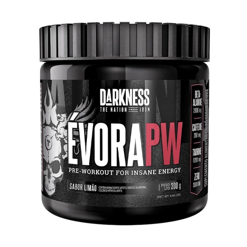Evora Pré-Treino 300g Darkness - Alta Performance