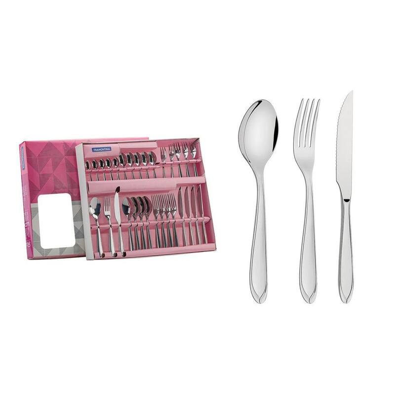 Faqueiro Inox Tramontina 66906454 Laguna 30 Peças