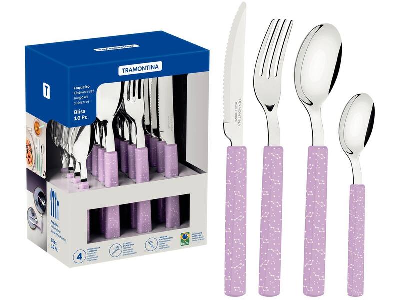 Faqueiro Tramontina Bliss Lavanda 16 Peças